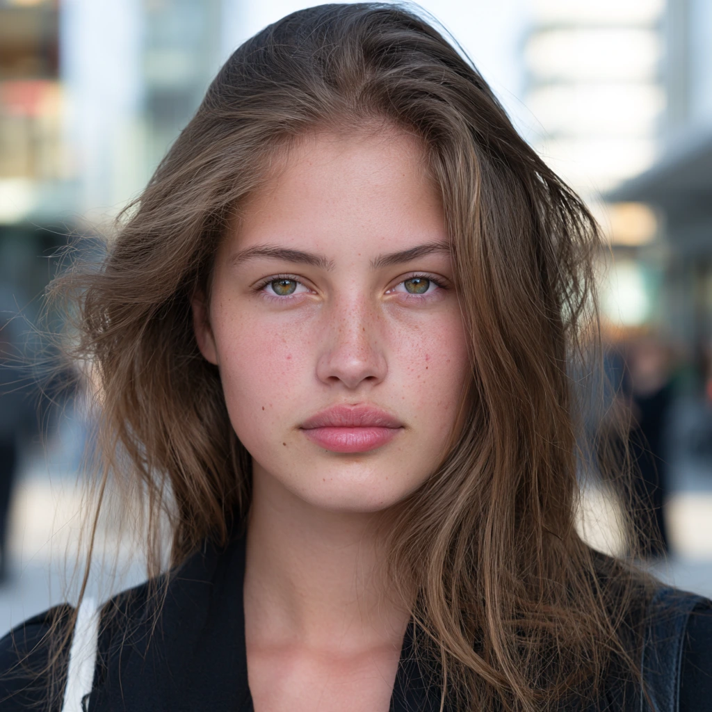 Brunette creator used in the remixed fashion video